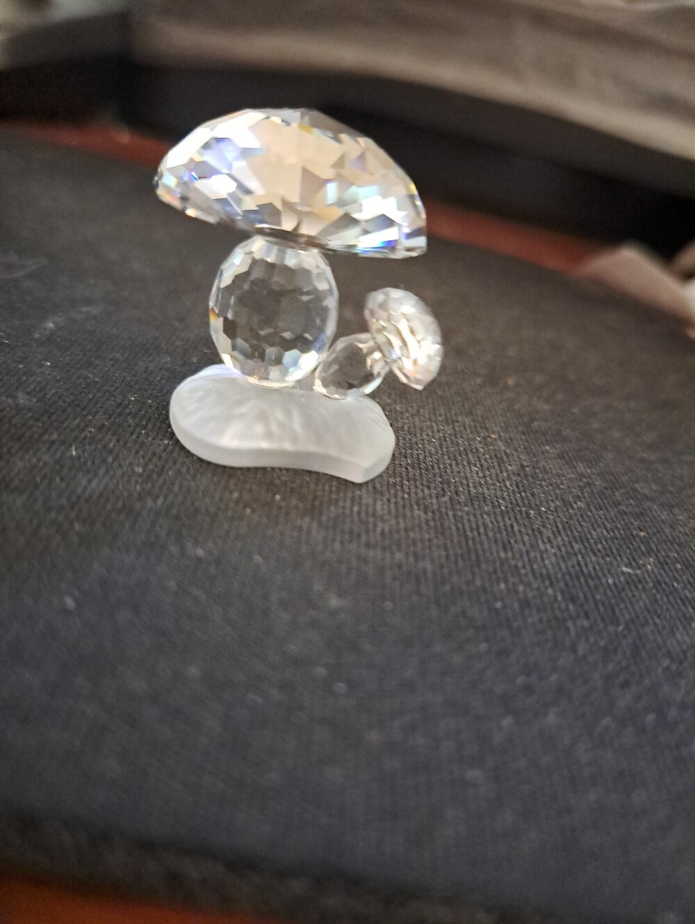 Swarovski Crystal Vintage 1989 Mushrooms Toadstools 119206 Excellent